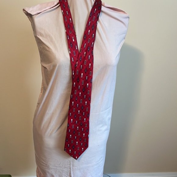 Pierre Cardin silk ties in bold patterns bundle of 2 - Picture 4 of 5